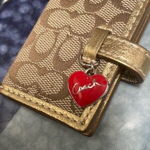 Coach photo  keychain